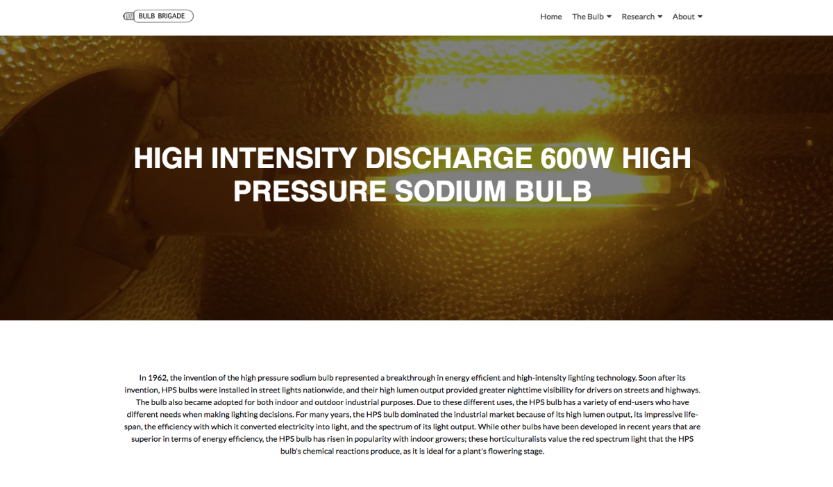 High-Pressure Sodium Bulbs