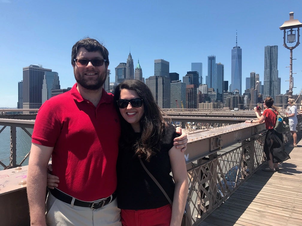 Will with his wife Megan Buchheit