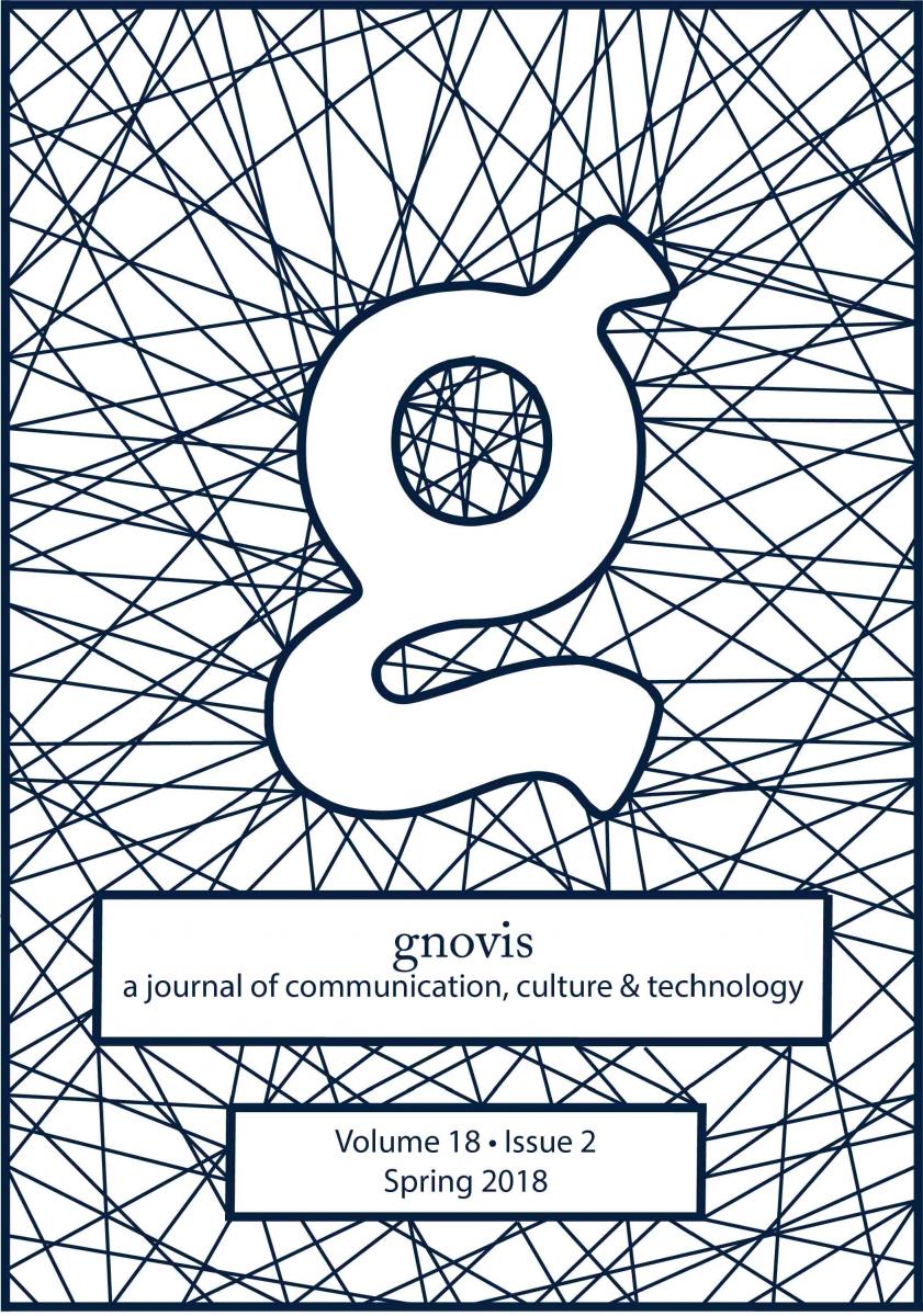 Cover of gnovis journal's Spring 2018 Issue