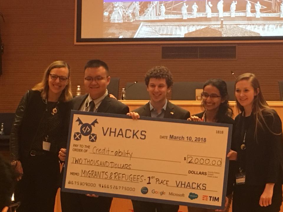 VHacks Winning Team from Georgetown University