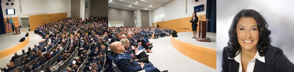 Dr. Amy Zalman speaks at the National Defense University 